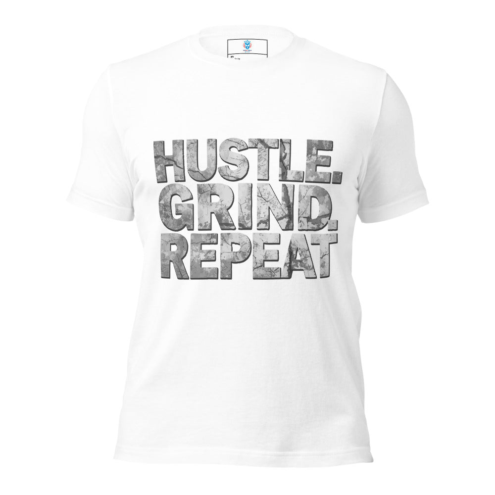 HUSTLE GRIND REPEAT Eco Tee