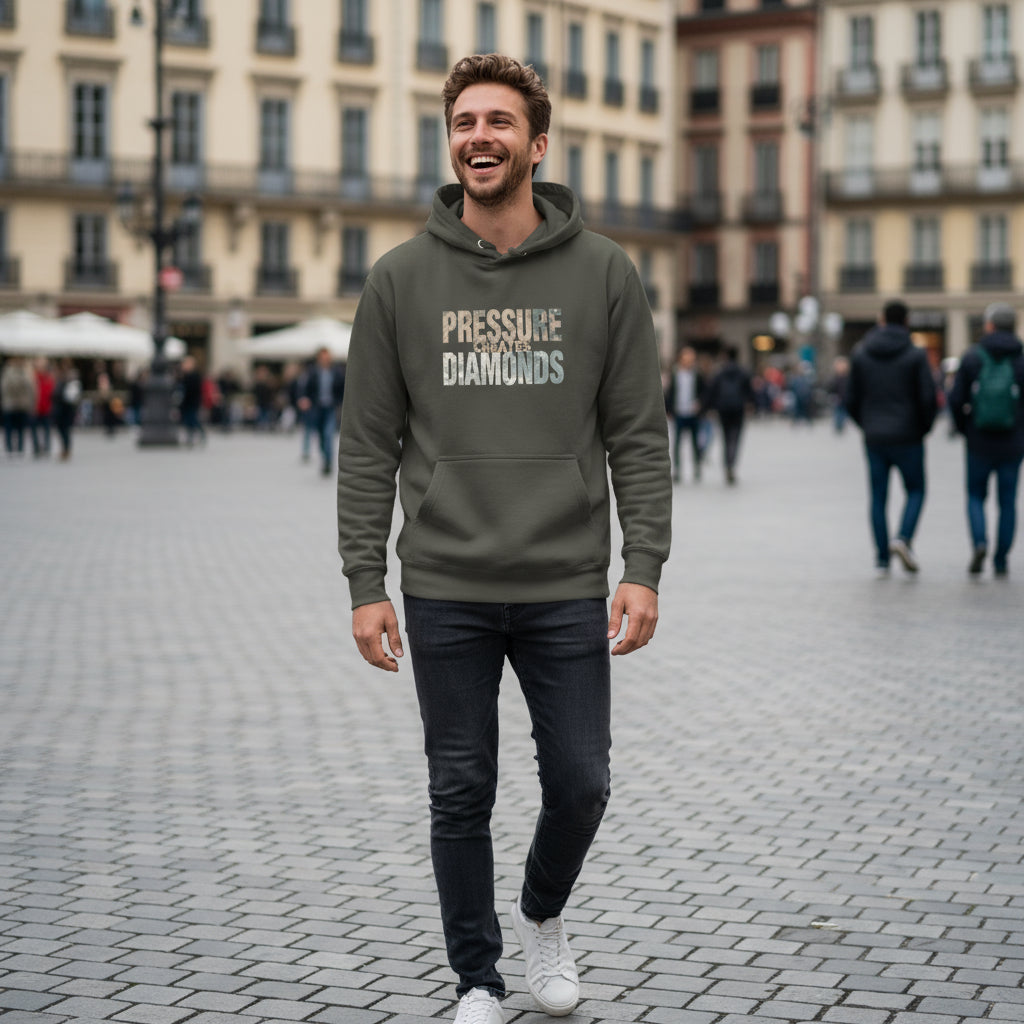 Pressure Creates Diamonds Hoodie | Streetwear by MalakaStyle®