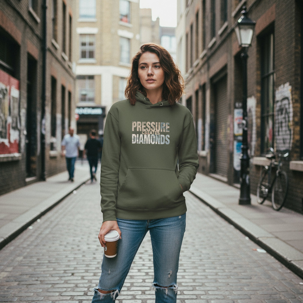 Pressure Creates Diamonds Hoodie | Streetwear by MalakaStyle®
