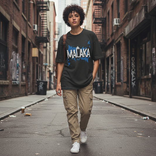 Graffiti Series | Oversized Faded Tee by MalakaStyle®