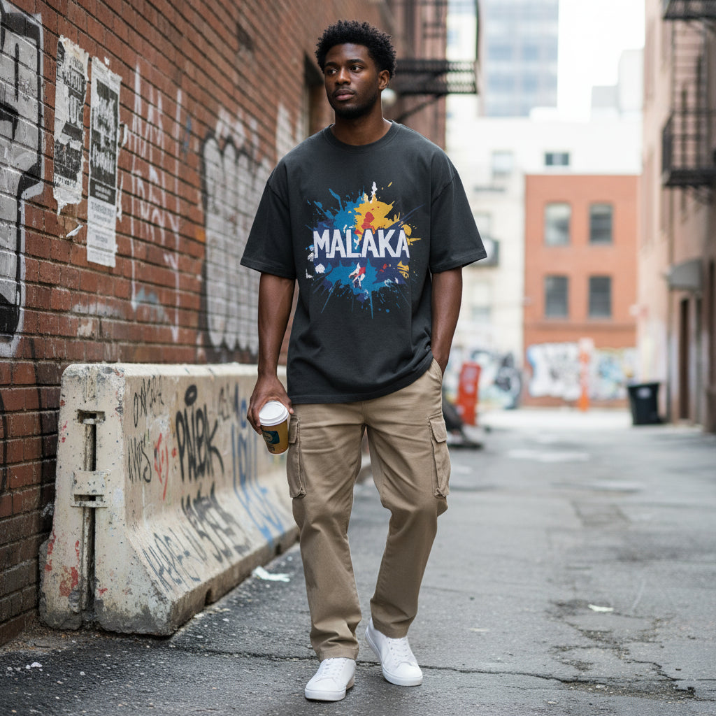 MALAKA: Chromatic Series | Oversized Faded Tee by MalakaStyle®