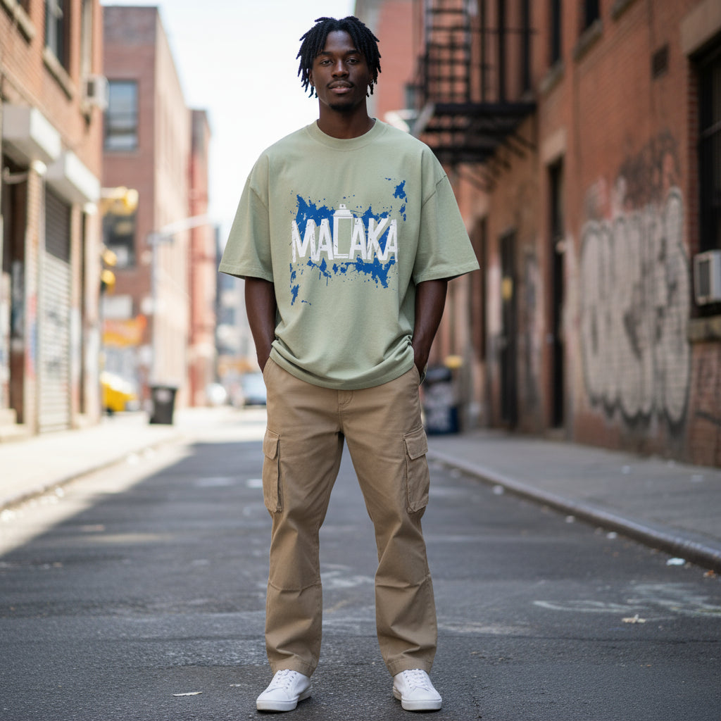 Graffiti Series | Oversized Faded Tee by MalakaStyle®