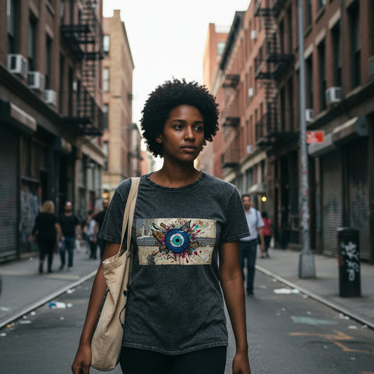 Athena’s Eye  | Denim Tee by MalakaStyle®