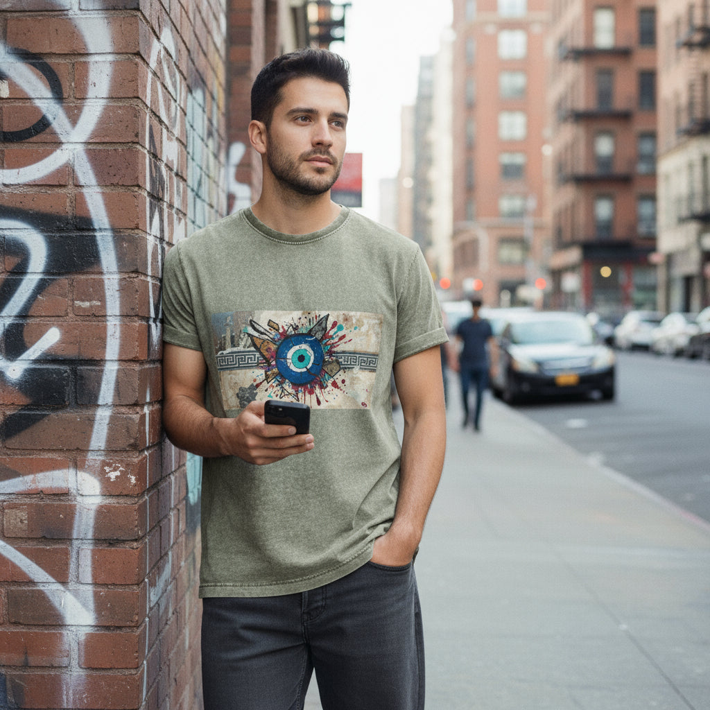 Athena’s Eye  | Denim Tee by MalakaStyle®