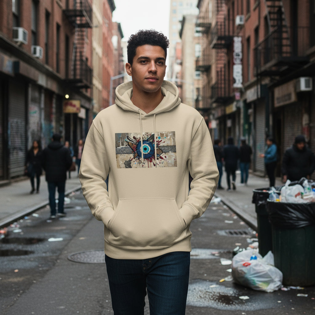 Athena’s Eye Hoodie | Organic Streetwear by MalakaStyle®