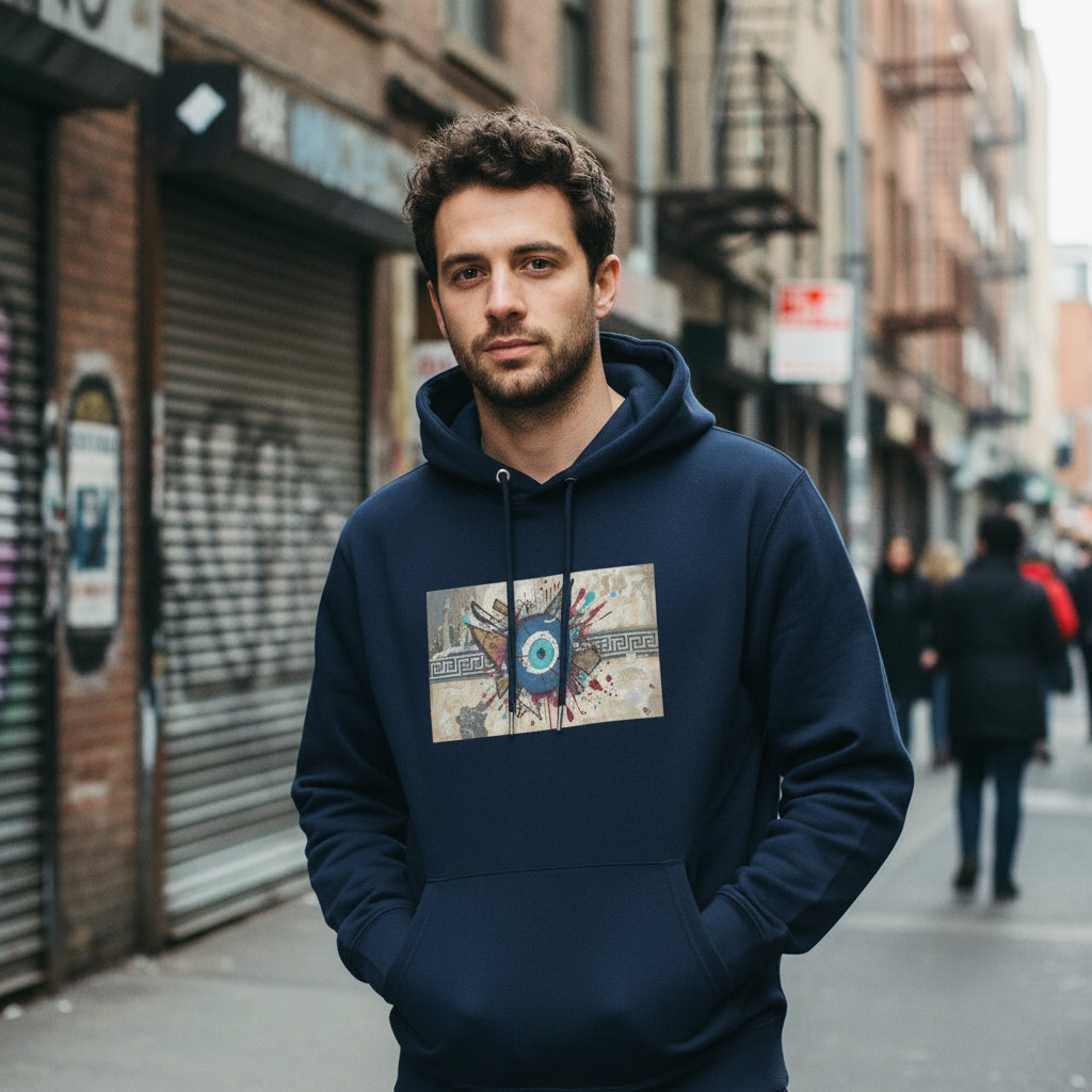 Athena’s Eye Hoodie | Organic Streetwear by MalakaStyle®
