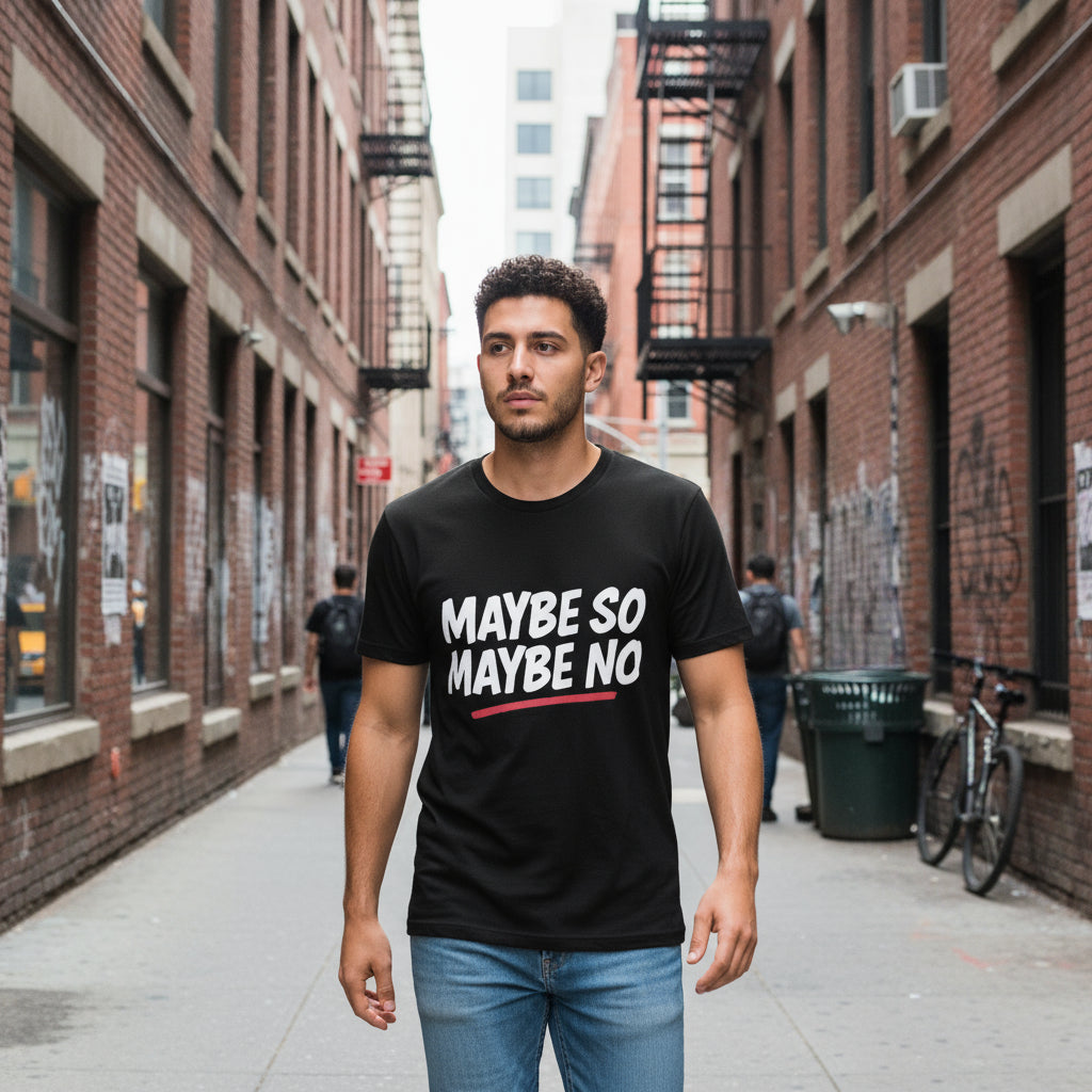 MAYBE SO MAYBE NO | Organic Tee by MalakaStyle®