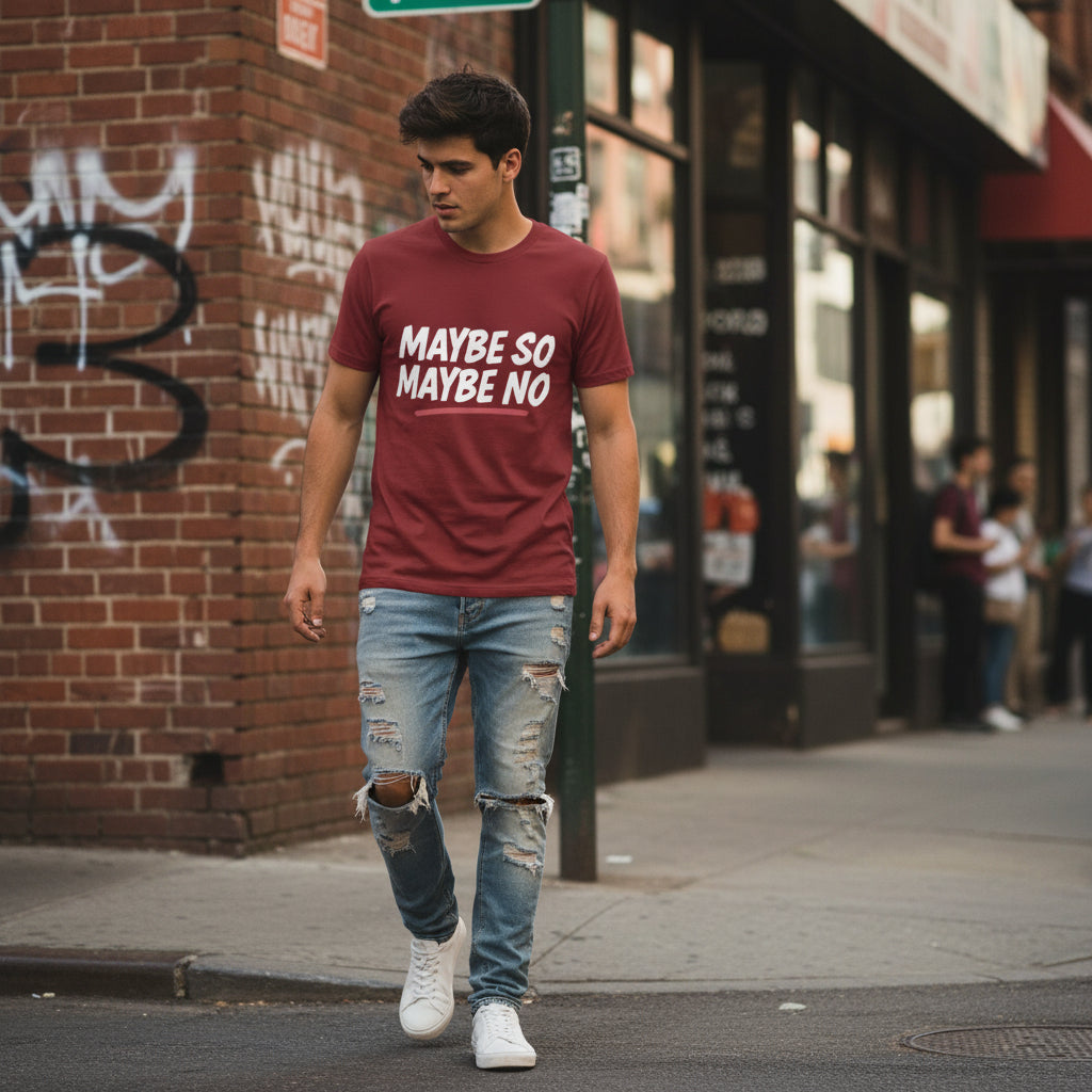 MAYBE SO MAYBE NO | Organic Tee by MalakaStyle®