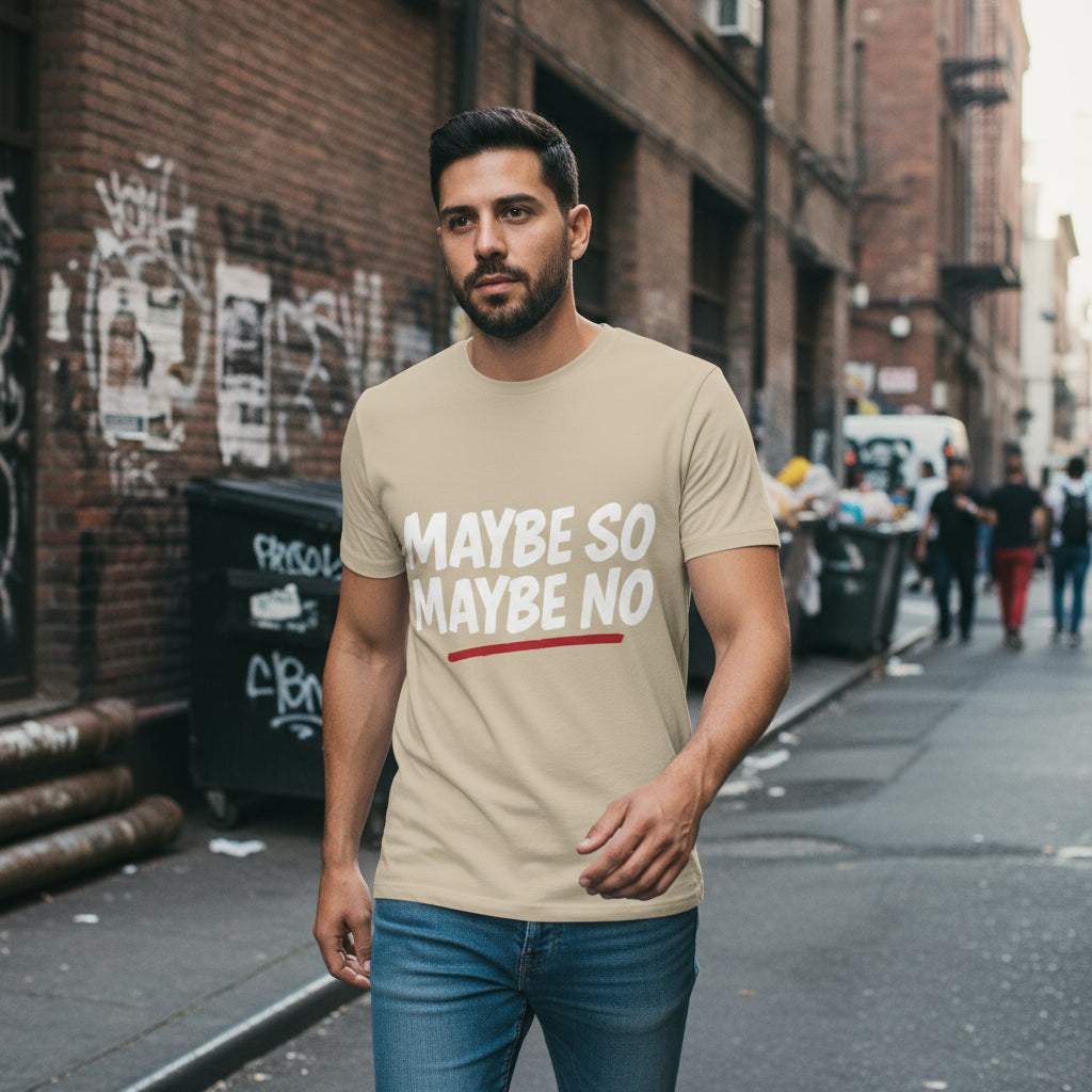 MAYBE SO MAYBE NO | Organic Tee by MalakaStyle®
