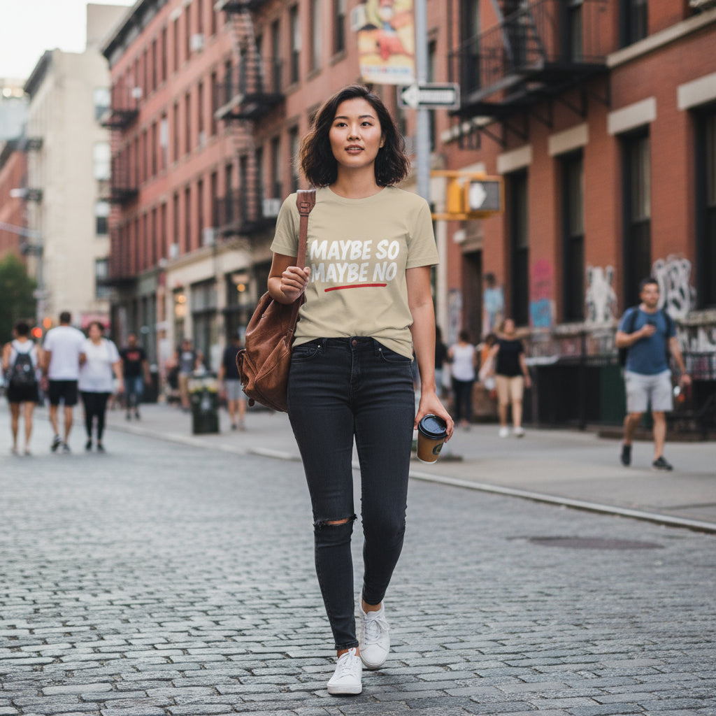 MAYBE SO MAYBE NO | Organic Tee by MalakaStyle®