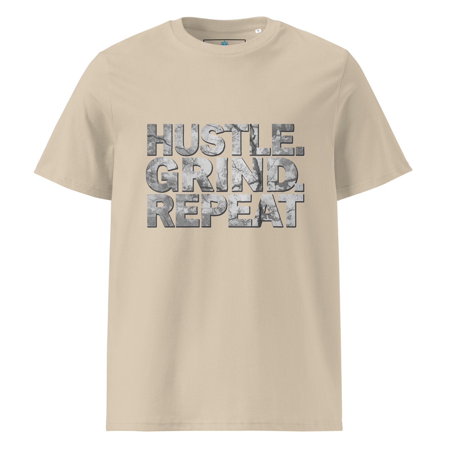 HUSTLE GRIND REPEAT | Organic Tee by MalakaStyle®