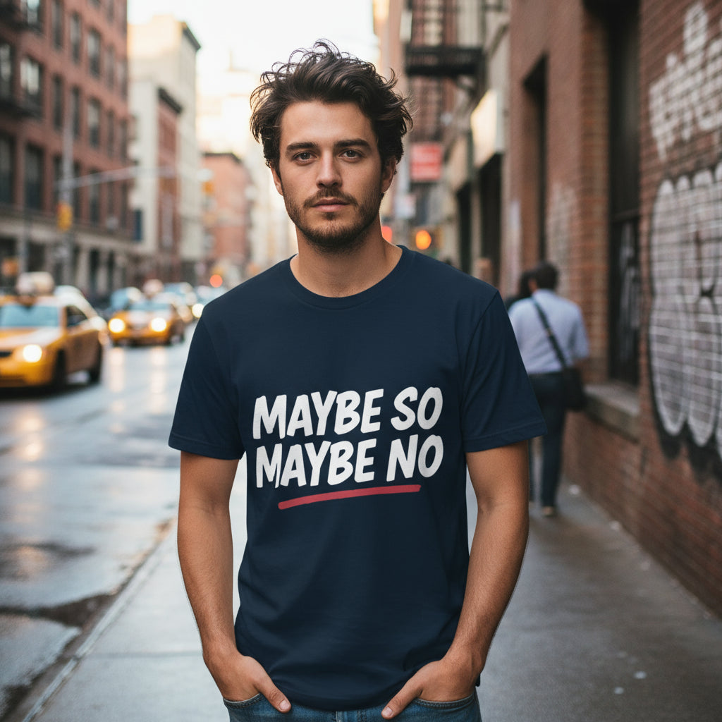 MAYBE SO MAYBE NO | Organic Tee by MalakaStyle®