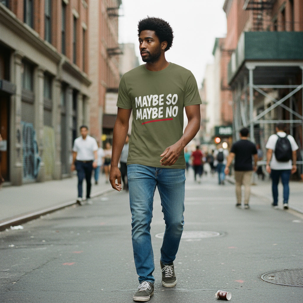 MAYBE SO MAYBE NO | Organic Tee by MalakaStyle®