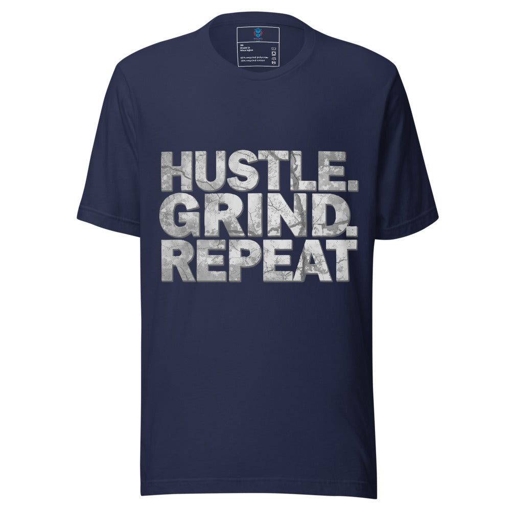 HUSTLE GRIND REPEAT Eco Tee