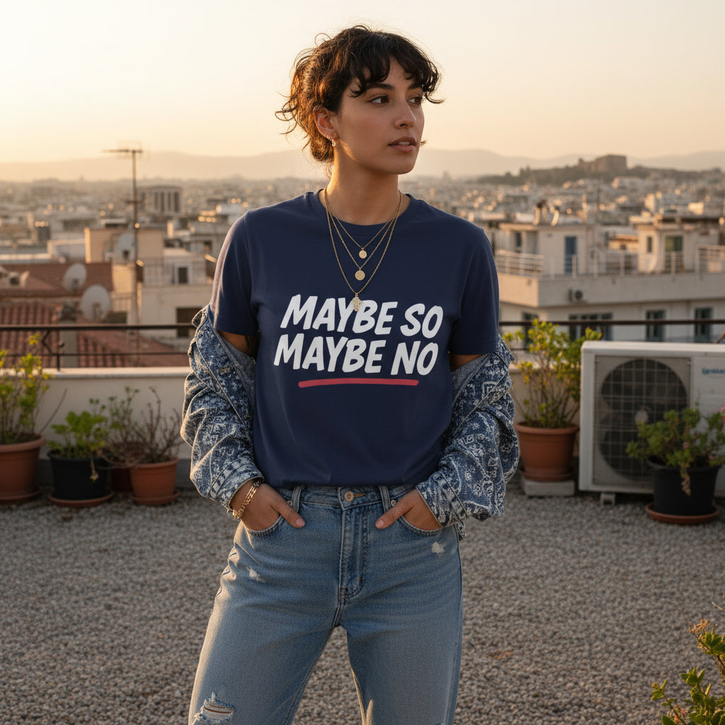 MAYBE SO MAYBE NO Eco Tee